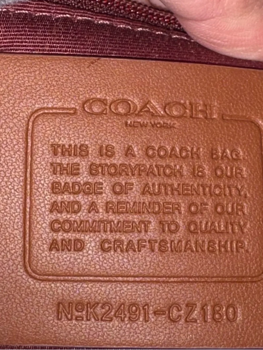 Coach Floral Signature Gallery Tote Bag in Brown and Pink - Picture 4 of 4